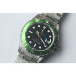 Submariner 16610LV SS Green bezel Black Dial Bracelet BPF