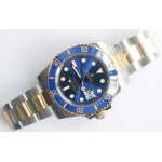 Submariner 126613LB 904L 18K Gold Wrapped Blue Dial Bracelet GMF VR3235