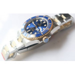 Submariner 126613LB 904L 18K Gold Wrapped Blue Dial Bracelet GMF VR3235