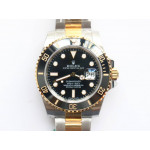 Submariner 126613LN 904L 18K Gold Wrapped Black Dial Bracelet GMF VR3235