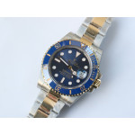  Submariner 116613LN 904L YG/SS Black&Blue Bracelet GMF V2 VR3135