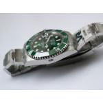 Submariner 116610 LV Green Ceramic 904L 1:1 Best Edition SS Bracelet VR3135 V3 VRF