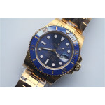 Submariner 116618LN 18k Gold Wrapped Black&Blue Dials Bracelet VRF Asia 2836