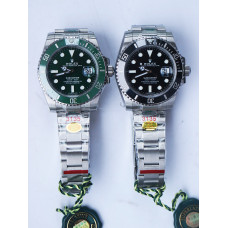 Submariner 116610 LN Ceramic Bezel 1:1 Best Edition Black&Green Dials 904L SS Case and Bracelet ZF VR3135