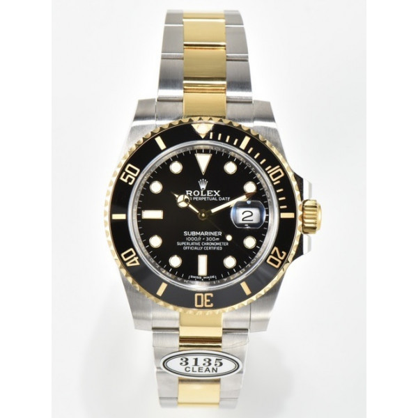 Submariner 116613LN 904L YG/SS Black CLEAN VR3135