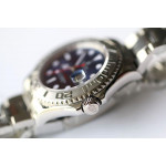 Yacht-Master 116622 1:1 Best Edition 316L Steel Silver&Blue Dials SS Bracelet A2836 BP