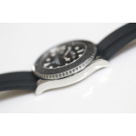 YachtMaster 116655 40mm SS Black Dial Rubber  BP A2824