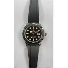 YachtMaster 226659 42mm 904L SS Black Rubber VSF VS3235