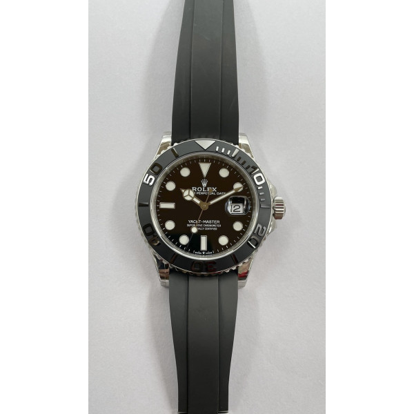 YachtMaster 226659 42mm 904L SS Black Rubber VSF VS3235