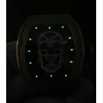 RM052 Tourbillon Skull RG Case Skele Tourbillon Rubber Strap