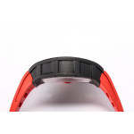 RM055 Bubba Watson NTPT Carbon Case Skeleton Dial Red Rubber Strap BBR RMUL2