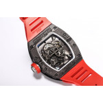 RM055 Bubba Watson NTPT Carbon Case Skeleton Dial Red Rubber Strap BBR RMUL2