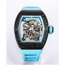 RM055 Bubba Watson NTPT Carbon Case Skeleton Dial Blue Inner Bezel Rubber Strap BBR RMUL2