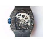 RM011 NTPT Chrono Carbon Case 1:1 Best Edition Crystal Dial Rubber Strap A7750 V2 KVF