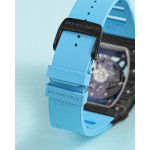 RM035-02 Rafael Nadal NTPT Carbon Skeleton Dial Blue Rubber Strap KUF NH06