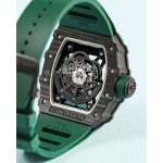 RM035-02 Rafael Nadal NTPT Carbon Skeleton Dial Green Rubber Strap KUF NH06