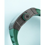 RM035-02 Rafael Nadal NTPT Carbon Skeleton Dial Green Rubber Strap KUF NH06