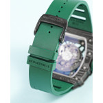 RM035-02 Rafael Nadal NTPT Carbon Skeleton Dial Green Rubber Strap KUF NH06