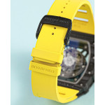 RM035-02 Rafael Nadal NTPT Carbon Skeleton Dial Yellow Rubber Strap KUF NH06