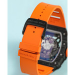 RM035-02 Rafael Nadal NTPT Carbon Skeleton Dial Orange Rubber Strap KUF NH06