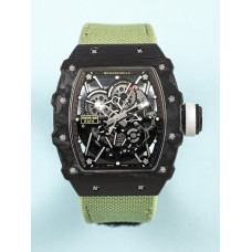 RM035-02 Rafael Nadal NTPT Carbon Skeleton Dial Green Nylon Strap KUF NH06