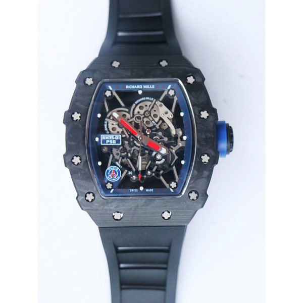 RM035-01 PSG FC Case Black Dial Rubber KVF V2 MY8215 Mod