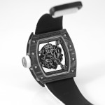 RM055 NTPT Carbon Best Edition Skeleton Dial White Inner Bezel Nylon Strap KUF NH05