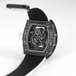 RM055 NTPT Carbon Best Edition Skeleton Dial White Inner Bezel Nylon Strap KUF NH05