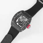 RM055 NTPT Carbon Best Edition Skeleton Dial Red Inner Bezel Nylon Strap KUF NH05