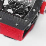 RM055 NTPT Carbon Best Edition Skeleton Dial Red Inner Bezel Nylon Strap KUF NH05