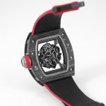 RM055 NTPT Carbon Best Edition Skeleton Dial Red Inner Bezel Nylon Strap KUF NH05