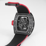 RM055 NTPT Carbon Best Edition Skeleton Dial Red Inner Bezel Nylon Strap KUF NH05