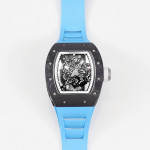 RM055 NTPT Carbon Best Edition Skeleton Dial White Inner Bezel Rubber Strap KUF NH05