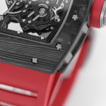 RM055 NTPT Carbon Best Edition Skeleton Dial Red Inner Bezel Rubber Strap KUF NH05