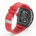 RM055 NTPT Carbon Best Edition Skeleton Dial Red Inner Bezel Rubber Strap KUF NH05