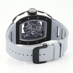 RM055 Black Ceramic Best Edition Skeleton Dial Black Inner Bezel Rubber Strap KUF NH05