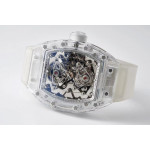 RM056-02 Transparent Tourbillon Best Edition Skeleton Dial Rubber Strap V2 EURF 