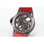 Excalibur Spider Titanium Skeleton Dial Red Rubber Strap A2136 Tourbillon BBR