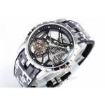 Excalibur SS Best Edition Skeleton Dial Black Rubber Strap A2136 Tourbillon BBR