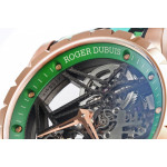 Excalibur RG Best Edition Skeleton Dial Green Rubber Strap A2136 Tourbillon BBR