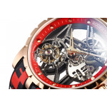 Excalibur RG Best Edition Skeleton Dial Red Rubber Strap A2136 Tourbillon BBR