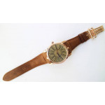 Excalibur 42mm Dbex0050 RG 1:1 Best Edition Brown Dial on Brown Leather Strap RDF A830 (Micro Rotor)