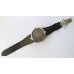 Excalibur 42mm Dbex0050 SS 1:1 Best Edition Gray Dial Gray Leather Strap RDF A830 (Micro Rotor)