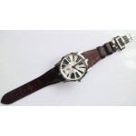 Excalibur 42mm Dbex0536 SS RDF 1:1 Best Edition Silver&Blue Dials Leather Strap A830 RDF