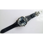 Excalibur 42mm Dbex0536 SS RDF 1:1 Best Edition Silver&Blue Dials Leather Strap A830 RDF