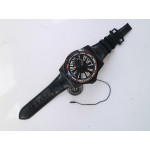 Excalibur DBEX0542 DLC 1:1 Best Edition Blue Dial  Black Leather Strap Micro Rotor Movement  TBF