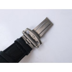 Excalibur DBEX0543 Titanium 1:1 Best Edition Blue Dial Black Leather Strap Micro Rotor Movement  TBF