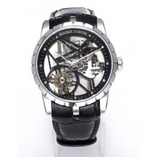 Excalibur Rddbex0393 SS Best Edition Skeleton Dial Leather Strap A2136 Tourbillon BBR 