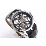 Excalibur Rddbex0393 SS Best Edition Skeleton Dial Leather Strap A2136 Tourbillon BBR 