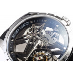 Excalibur Rddbex0393 SS Best Edition Skeleton Dial Leather Strap A2136 Tourbillon BBR 